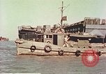 Image of damaged landing crafts Manila Philippines, 1945, second 15 stock footage video 65675058932