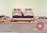 Image of damaged landing crafts Manila Philippines, 1945, second 25 stock footage video 65675058932
