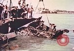 Image of damaged landing crafts Manila Philippines, 1945, second 33 stock footage video 65675058932