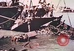 Image of damaged landing crafts Manila Philippines, 1945, second 42 stock footage video 65675058932