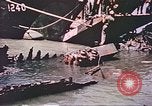 Image of damaged landing crafts Manila Philippines, 1945, second 44 stock footage video 65675058932