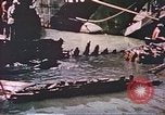 Image of damaged landing crafts Manila Philippines, 1945, second 46 stock footage video 65675058932