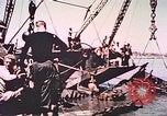 Image of damaged landing crafts Manila Philippines, 1945, second 52 stock footage video 65675058932