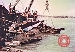 Image of damaged landing crafts Manila Philippines, 1945, second 62 stock footage video 65675058932