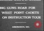 Image of West Point cadets Aberdeen Maryland USA, 1930, second 1 stock footage video 65675058938