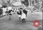 Image of hoop roll race Wellesley Massachusetts USA, 1930, second 37 stock footage video 65675058939