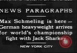 Image of Max Schmeling New York United States USA, 1930, second 1 stock footage video 65675058940