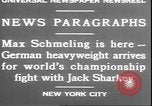 Image of Max Schmeling New York United States USA, 1930, second 12 stock footage video 65675058940