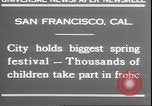 Standbild Mädchen tanzen um Maibäume San Francisco California USA, 1930, aus Sekunde 3 historischem Filmmaterial Videoclip 65675058941