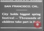 Standbild Mädchen tanzen um Maibäume San Francisco California USA, 1930, aus Sekunde 4 historischem Filmmaterial Videoclip 65675058941