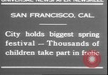 Standbild Mädchen tanzen um Maibäume San Francisco California USA, 1930, aus Sekunde 5 historischem Filmmaterial Videoclip 65675058941