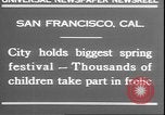 Standbild Mädchen tanzen um Maibäume San Francisco California USA, 1930, aus Sekunde 6 historischem Filmmaterial Videoclip 65675058941