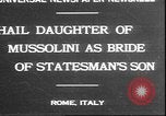 Standbild Mussolini Rom Italien, 1930, aus Sekunde 1 historischem Filmmaterial Videoclip 65675058943