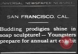 Image sculptures soap San Francisco California USA, 1931, de la seconde 1 séquences d'archives historiques vidéo 65675058951