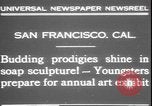 Image sculptures soap San Francisco California USA, 1931, de la seconde 3 séquences d'archives historiques vidéo 65675058951
