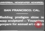 Image sculptures soap San Francisco California USA, 1931, de la seconde 8 séquences d'archives historiques vidéo 65675058951