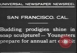 Image sculptures soap San Francisco California USA, 1931, de la seconde 9 séquences d'archives historiques vidéo 65675058951