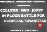 Standbild Studenten clash Liverpool England, 1931, aus Sekunde 3 historischem Filmmaterial Videoclip 65675058955