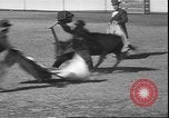 Image of Spanish comedians provoke bull Los Angeles California USA, 1935, second 52 stock footage video 65675058964