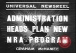 Image of National Recovery Administration Washington DC USA, 1935, second 4 stock footage video 65675058965