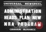 Image of National Recovery Administration Washington DC USA, 1935, second 5 stock footage video 65675058965