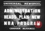 Image of National Recovery Administration Washington DC USA, 1935, second 9 stock footage video 65675058965