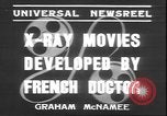 Image of X ray machine Paris France, 1935, second 10 stock footage video 65675058974