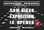 Image exposition internationale San Diego California USA, 1935, de la seconde 6 séquences d'archives historiques vidéo 65675058975