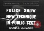 Image of San Francisco police San Francisco California USA, 1935, second 1 stock footage video 65675058984