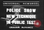 Image of San Francisco police San Francisco California USA, 1935, second 3 stock footage video 65675058984
