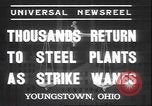 Image of steel mill workers Youngstown Ohio USA, 1937, second 3 stock footage video 65675058985