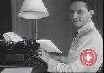 Image Tangora taper 141 mots Albert par minute Chicago Illinois USA, 1937, de la seconde 21 séquences d'archives historiques vidéo 65675058989