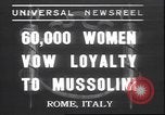 Image Benito Mussolini Rome Italie, 1937, de la seconde 1 séquences d'archives historiques vidéo 65675058990