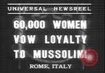Image Benito Mussolini Rome Italie, 1937, de la seconde 3 séquences d'archives historiques vidéo 65675058990