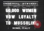 Image Benito Mussolini Rome Italie, 1937, de la seconde 6 séquences d'archives historiques vidéo 65675058990