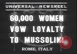 Image Benito Mussolini Rome Italie, 1937, de la seconde 7 séquences d'archives historiques vidéo 65675058990