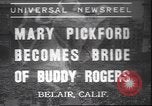 Image Mary Pickford Bel Air California USA, 1937, de la seconde 1 séquences d'archives historiques vidéo 65675058991