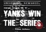Image Yankees de New York New York United States USA, 1938, de la seconde 5 séquences d'archives historiques vidéo 65675058999