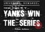 Image Yankees de New York New York United States USA, 1938, de la seconde 6 séquences d'archives historiques vidéo 65675058999