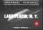 Image of bob sled competition Lake Placid New York USA, 1939, second 1 stock footage video 65675059012