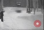 Image of bob sled competition Lake Placid New York USA, 1939, second 36 stock footage video 65675059012