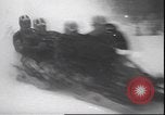 Image of bob sled competition Lake Placid New York USA, 1939, second 46 stock footage video 65675059012