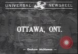 Standbild Governor General Cambridge Ottawa Ontario Kanada, 1940, aus Sekunde 1 historischem Filmmaterial Videoclip 65675059015