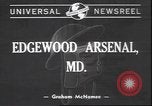 Image of gas masks Maryland United States USA, 1940, second 1 stock footage video 65675059018