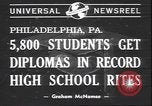 Standbild Abschlussfeier Philadelphia Pennsylvania USA, 1940, aus Sekunde 4 historischem Filmmaterial Videoclip 65675059022