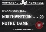 Standbild Football Game Evanston Illinois USA, 1940, aus Sekunde 3 historischem Filmmaterial Videoclip 65675059026