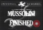 Standbild Benito Mussolini Rom Italien, 1943, aus Sekunde 22 historischem Filmmaterial Videoclip 65675059034