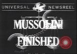 Standbild Benito Mussolini Rom Italien, 1943, aus Sekunde 23 historischem Filmmaterial Videoclip 65675059034