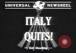 Standbild italienischen Kapitulation Italien, 1943, aus Sekunde 3 historischem Filmmaterial Videoclip 65675059041
