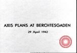 Image of Adolf Hitler Berchtesgaden Germany, 1942, second 7 stock footage video 65675059084